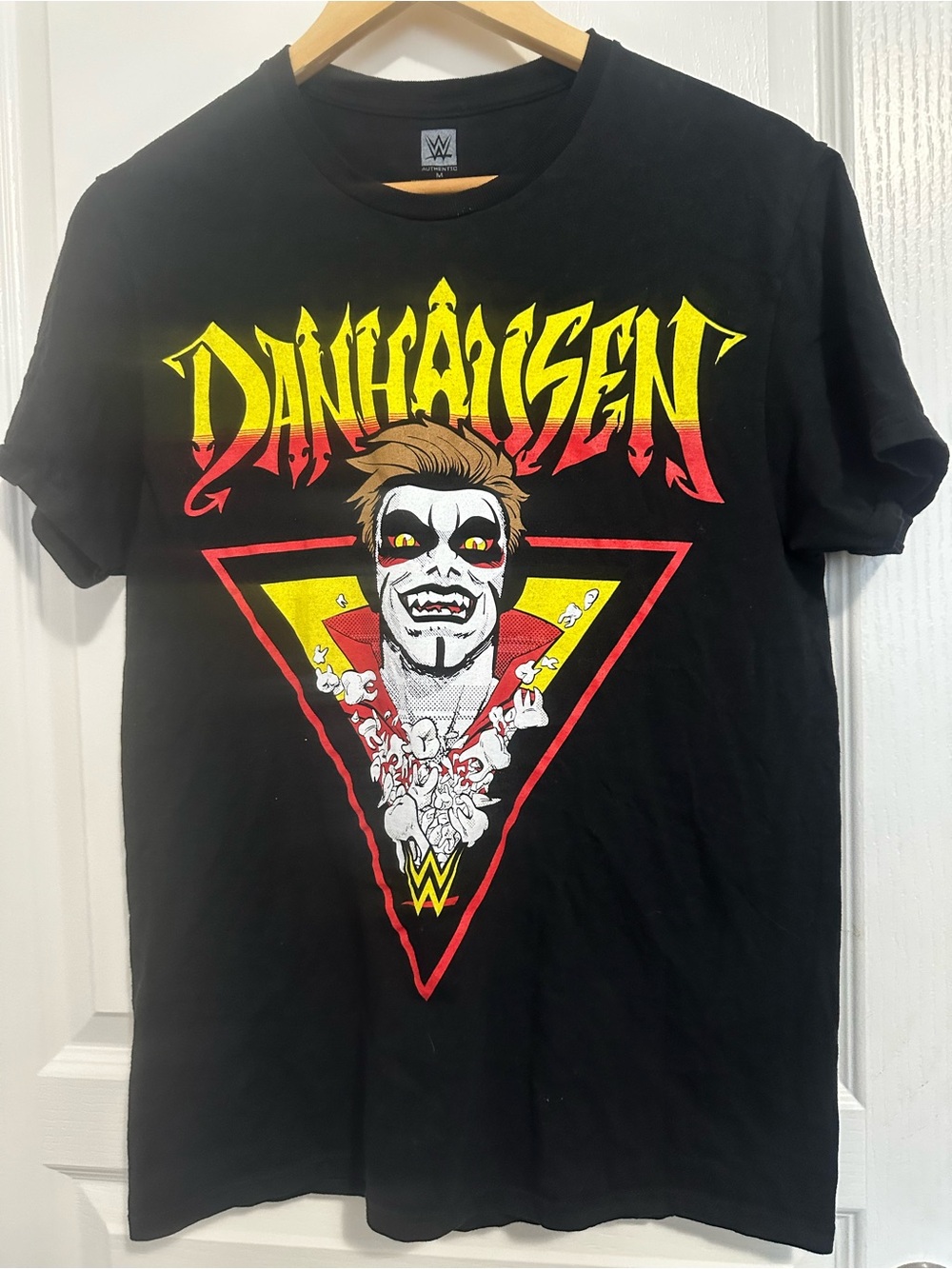 WWE Men’s Black 'Damhausen' Graphic Tee